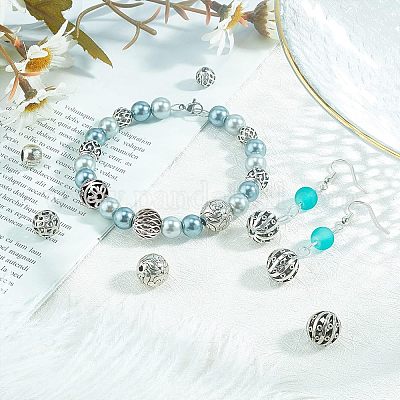 Наборы бусин из латуни и сплава KK-NB0001-25AS-1