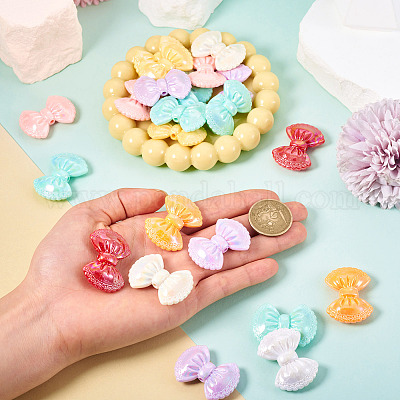 23 шт. Непрозрачные акриловые бусины OACR-TA0003-73-1