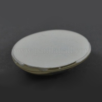 Побитыми Эйфелева башня купол овальной закаленное стекло плоской задней кабошоны X-GGLA-R191-1-1