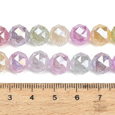 Transparent Knistern Glasperlen Stränge&nbsp;GL-Z001-01-1
