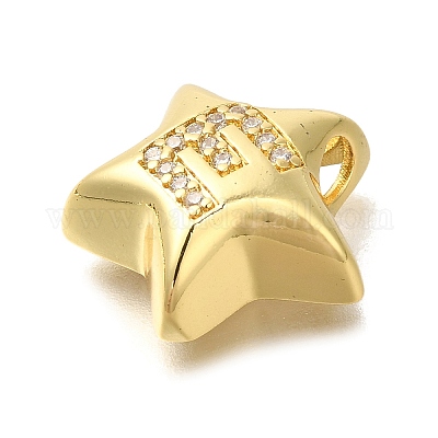 Стойки обшивки латунь микро проложить Циркон подвеску KK-I722-05G-E-1