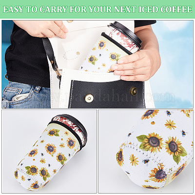 Custom Neoprene Iced Coffee Cup Sleeves