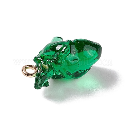 Прозрачные смоляные подвески RESI-E028-01G-10-1