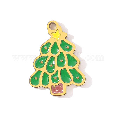 Подвески из эмалированной нержавеющей стали 304 STAS-OY002-02G-1