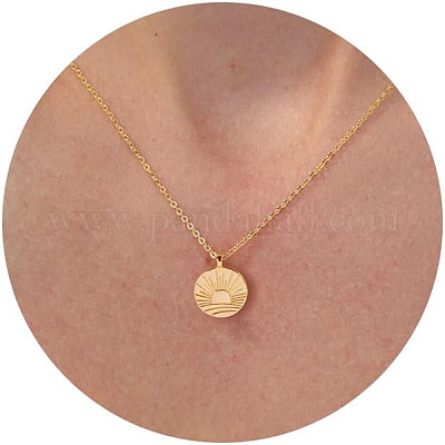 Ожерелья с подвесками из латуни для женщин FS-WG86CE9-05-1