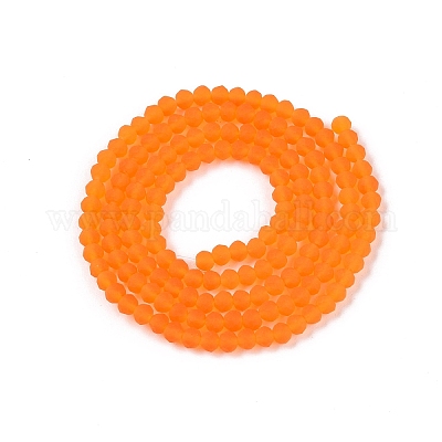 Прозрачные стеклянные бусины EGLA-A044-T2mm-MD25-1