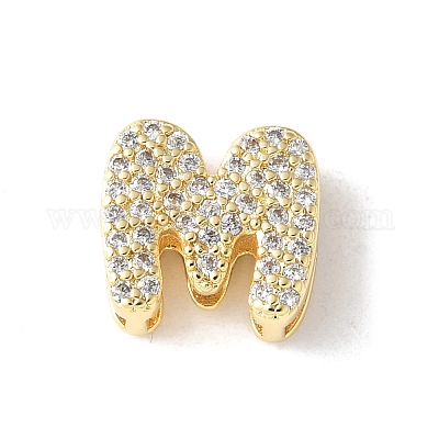 Латунные микро-паве прозрачные кубические цирконии начальные многорядные звенья KK-S520-01G-13-1