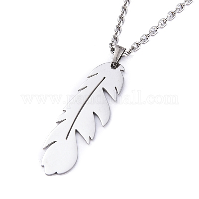 Двухслойные ожерелья из нержавеющей стали марки 304 NJEW-M181-04P-1