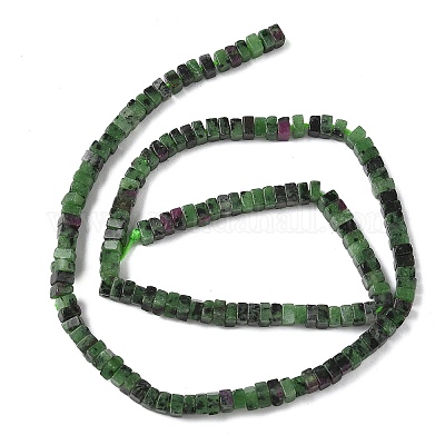 Натуральный рубин в цоизита бусин пряди G-A280-C09-01-1