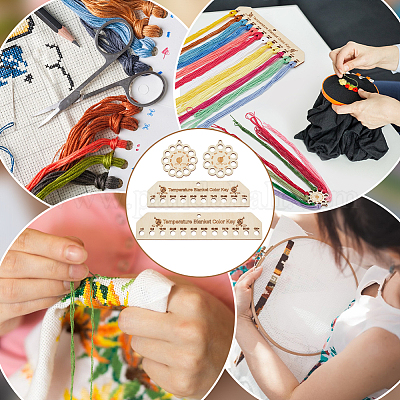 4 шт. доски для намотки деревянной резьбы&nbsp;AJEW-WH0534-51B-1