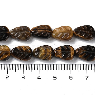 Природных тигровый глаз бисер нитей G-M418-A06-01-1
