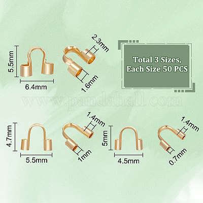 150 шт. 3 размера 304 хирургическая нержавеющая сталь защитная проволока и протекторы STAS-UN0045-24G-1