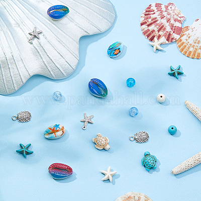Наборы бусин своими руками на тему летнего океана DIY-HS0001-72-1