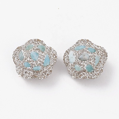 Ручной полимерной глины шариков Rhinestone RB-C001-03A-1