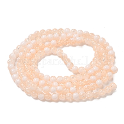 Стеклянные бусины кракле X1-GLAA-U001-6mm-05-1