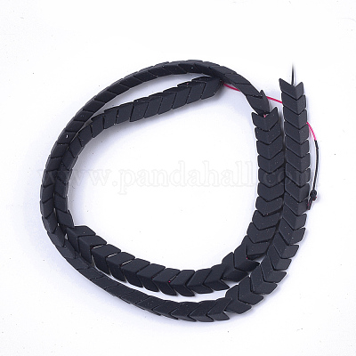 Окрашенного распылением немагнитных синтетических нитей гематита бусы G-T116-25-17-1