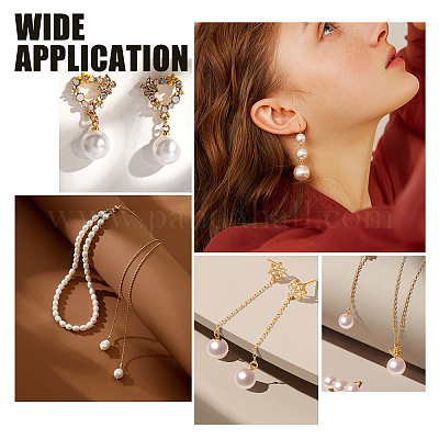 90 шт. 3 размера латунные подвески-петли KK-AR0003-09-1