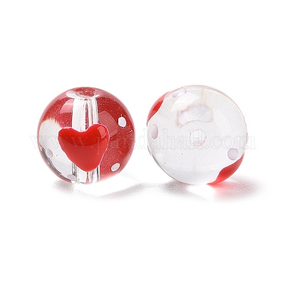 Нити стеклянных эмалевых бусин ручной работы LAMP-A001-A11-1