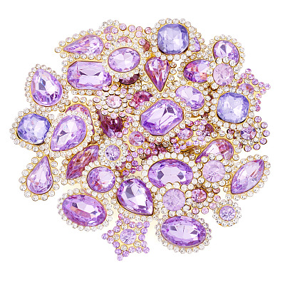 100 шт. пришивные стразы в форме капли/сердца/звезды FIND-TA0006-69C-1