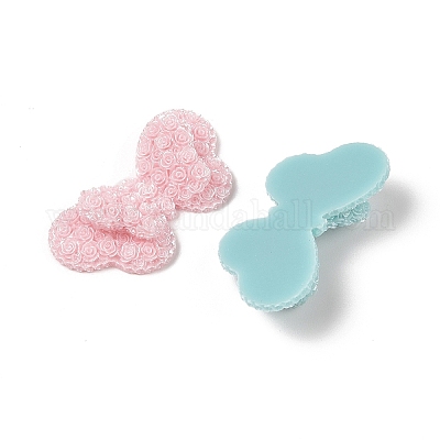 Cabochons décodés en résine opaque&nbsp;RESI-Q230-02-1