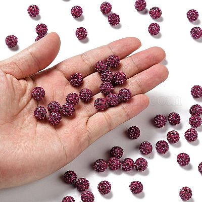 Pave disco бусины&nbsp;X1-RB-A130-10mm-16-1