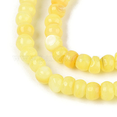 Натуральные пресноводные окрашенные бусы из ракушек SHEL-T020-29A-09-1