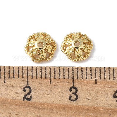 Цветок латуни крышки шарика KK-F892-34G-10-1