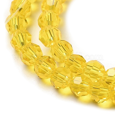 Прозрачные стеклянные бусины EGLA-A035-T4mm-D03-1