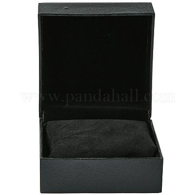 Коробки для часов из искусственной кожи с узором личи CON-WH20013-02B-1