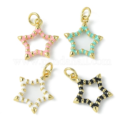 Реечное покрытие подвески из экологически чистой латуни с эмалью KK-K332-01-1