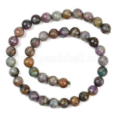 Натуральные красные корундовые бусины&nbsp;G-K405-A01-10mm-1