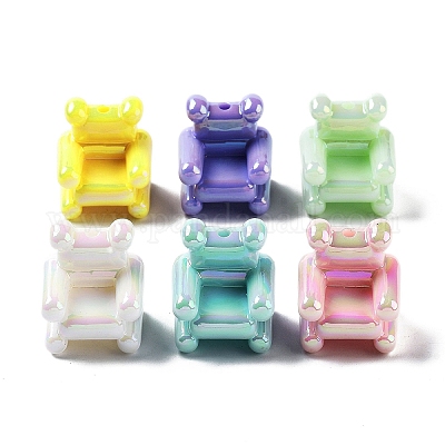 Uv акриловые покрытия бусины MACR-K357-10L-1