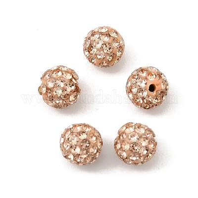 Бусины со стразами&nbsp;RB-H284-6MM-Half-362-1