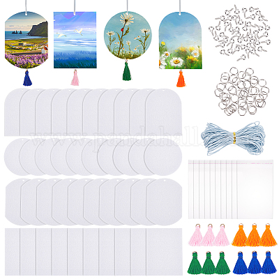 Sublimation Air Freshener Blanks Car Scented Hangings Blank Sheets