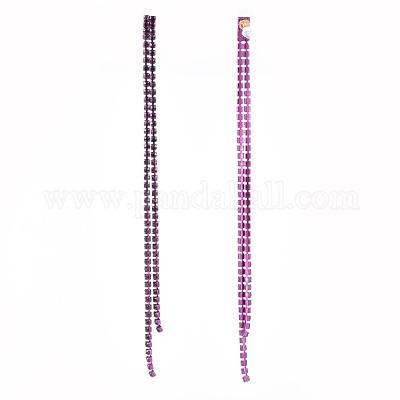 Кисточкой серьги EJEW-JE03874-01-1