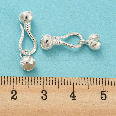 925 Sterling Silber S-Haken Schnallen&nbsp;STER-Z004-03-1