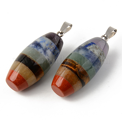 Подвески из натурального аметиста G-R478-14-1