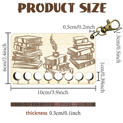 8-позиционные деревянные лотки для хранения ниток для вышивания TOOL-WH0056-012-1