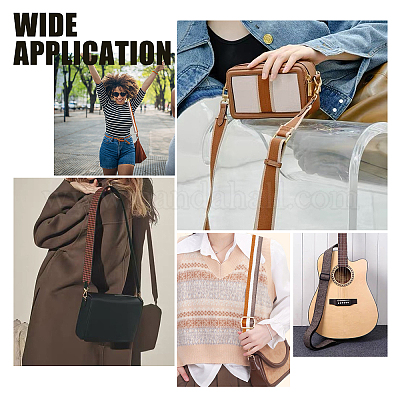 2 шт. 2 ремни для сумок из нейлоновой ткани с полосатым узором FIND-WR0003-93-1