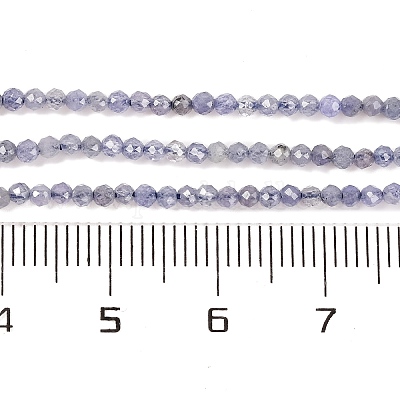 Натуральный танзанит бисер пряди G-F770-C04-03-1