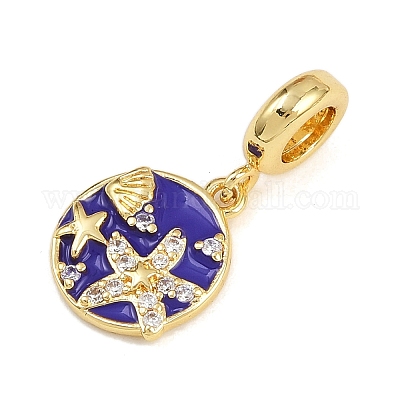 Латунь микропаве прозрачный кубический цирконий европейские подвески с подвесками KK-N271-46G-02-1