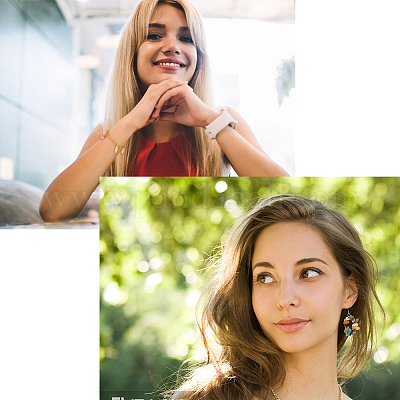 2 нить бусин из натуральных и синтетических драгоценных камней. G-FH0002-35-1