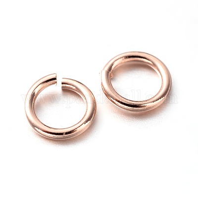 Экологичное вакуумное покрытие PVD и долговечные латунные открытые соединительные кольца X-KK-E663-6mm-RG-1