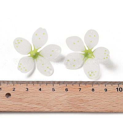 Непрозрачные акриловые колпачки шарик SACR-C006-02E-1