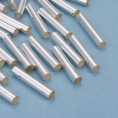 Бисера латунной трубки&nbsp;KK-Y003-73H-S-1