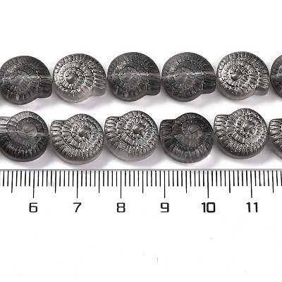 Стеклянные бусины с гальваническим покрытием  EGLA-F164-PL03-1