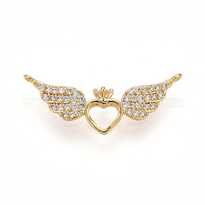 Латунные микро проложить кубического циркония подвески KK-N261-08G-1