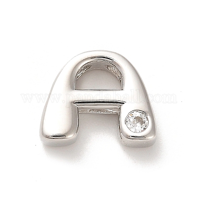 Стойки обшивки латунь кубического циркония бусы KK-L210-008P-A-1