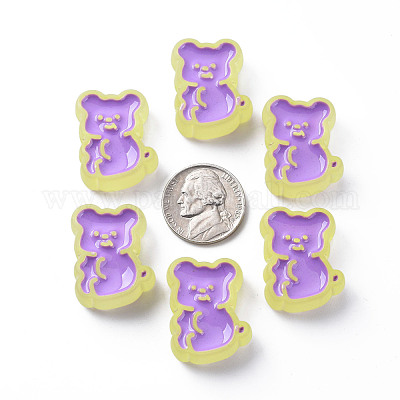 Прозрачные акриловые бусины MACR-S374-07B-01-1