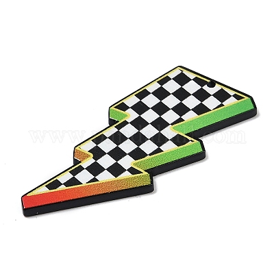 Подвески из непрозрачного акрила с двусторонней печатью FIND-D283-09E-1